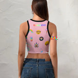 Rainbow Dream Cropped Tank Top - Cosplay Moon