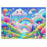 Rainbow Dreamland Jigsaw Puzzle (30 110 252 500 1000-Piece) 20.5’ × 15’ (500 Pcs)