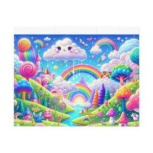 Rainbow Dreamland Jigsaw Puzzle (30 110 252 500 1000-Piece) 29.25’ × 19.75’ (1000 Pcs)