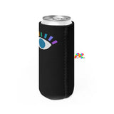 Rainbow Eye Slim Can Cooler - Ashley's Cosplay Cache