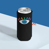 Rainbow Eye Slim Can Cooler - Ashley's Cosplay Cache