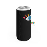 Rainbow Eye Slim Can Cooler - Ashley's Cosplay Cache