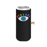 Rainbow Eye Slim Can Cooler - Ashley's Cosplay Cache