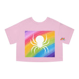 Rainbow Spider Champion Women's Heritage Cropped T-Shirt - Ashley's Cosplay Cache