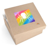 Rainbow Spider Square Vinyl Stickers - Ashley's Cosplay Cache