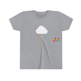 Rainbow Storm Cloud Youth Short Sleeve Tee - Ashley's Cosplay Cache