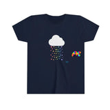 Rainbow Storm Cloud Youth Short Sleeve Tee - Ashley's Cosplay Cache