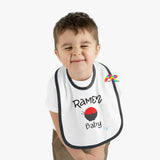 Ramen Baby Contrast Trim Jersey Bib - Ashley's Cosplay Cache