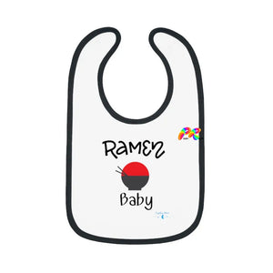 Ramen Baby Contrast Trim Jersey Bib - Ashley's Cosplay Cache