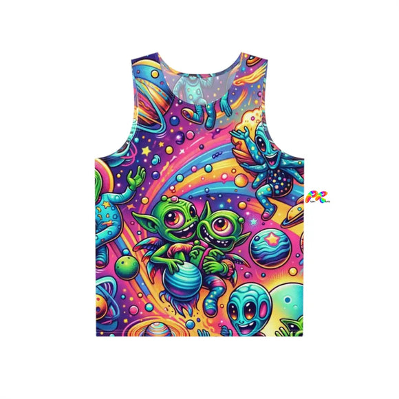 Rave Adventure Men’s Tank Top S / Seam Thread Color Automatically Matched To Design All Over Prints