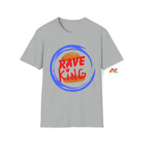 rave king edm t-shirt unisex, crew neck, short sleeve, burger king logo, small to 5XL - Cosplay Moon