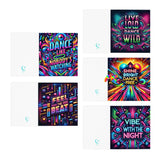 Rave Multi-Design Greeting Cards (5-Pack) - Cosplay Moon