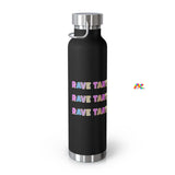 Rave Tart Copper Vacuum Insulated Bottle 22Oz Black / Water