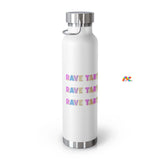 Rave Tart Copper Vacuum Insulated Bottle 22Oz White / Water