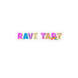 Rave Tart Transparent Outdoor Stickers 1Pcs 2 × / Die-Cut Paper Products