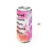 energy drink koozie, tie dye, the squad that raves together stays together, 12oz Raver Gifts Can Cooler - Cosplay Moon