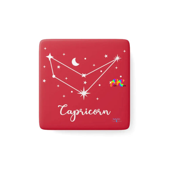 Capricorn Porcelain Magnet, Square - Ashley's Cosplay Cache