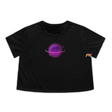 Saturn Women's Flowy Cropped Tee - Ashley's Cosplay Cache