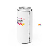 Cosplay Moon, Slim Can Cooler, Manifest, Rainbow, Energy Drink Koozie, White, One Size - Cosplay Moon