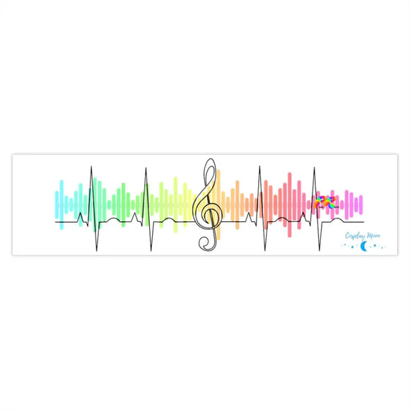 Sound Wave and Treble Clef Bumper Stickers - Ashley's Cosplay Cache