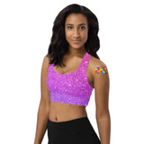 Sparkle Longline Sports Bra - Cosplay Moon