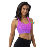 Sparkle Longline Sports Bra - Cosplay Moon