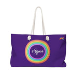 #Spin In A Rainbow Weekender Bag - Cosplay Moon