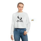 Stay Wild Women's Cropped Fleece Pullover - Cosplay Moon