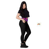 Techno Spectrum Leggings with Pockets - Cosplay Moon