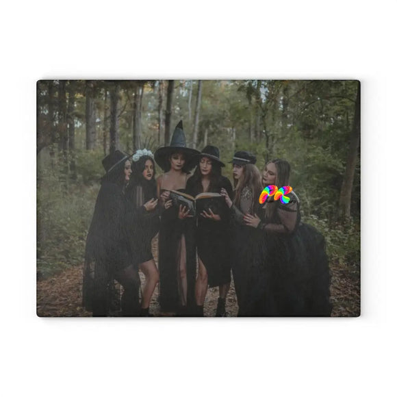 Three Witches, Glass Cutting Board, Cosplay Moon, Two Sizes - Cosplay Moon