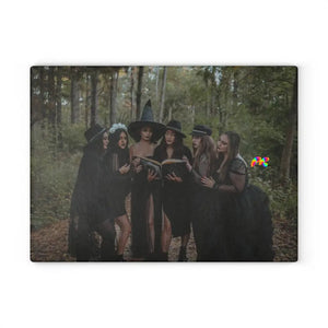 Three Witches, Glass Cutting Board, Cosplay Moon, Two Sizes - Cosplay Moon