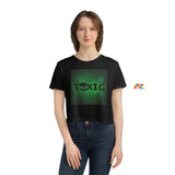 Toxic Women's Flowy Cropped Tee - Ashley's Cosplay Cache