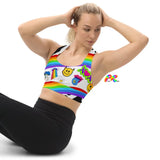 Trippy Rave Sports Bra - Cosplay Moon