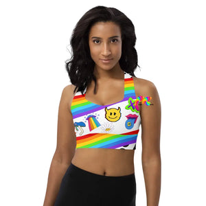 Trippy Rave Sports Bra - Cosplay Moon