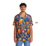 rave hawaiian shirt for men - prism raves