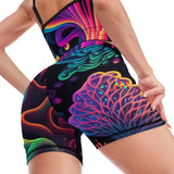 Underwater Flow Rave Yoga Shorts Set - Cosplay Moon