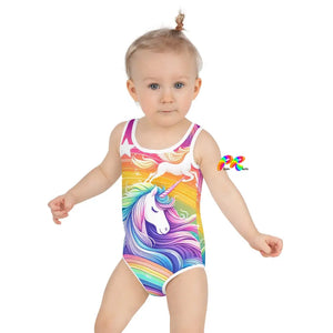 Unicorn Odyssey Girl’s One Piece Swimsuit 2T