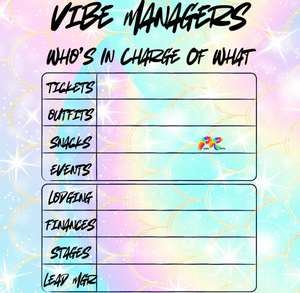 Vibe Managers - Rave Squad To-Do-List Digital Download