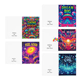 Vibe Tribe Multi-Design Encouraging Greeting Cards (5-Pack) Paper Products
