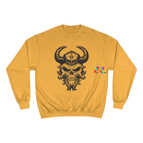 Viking Skull Champion Sweatshirt, sizes xs to 3XL  - Cosplay Moon