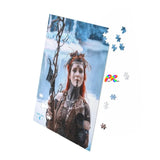 Warrior Woman In Snow Puzzle (120, 252, 500-Piece) - Ashley's Cosplay Cache