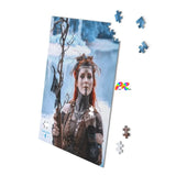 Warrior Woman In Snow Puzzle (120, 252, 500-Piece) - Ashley's Cosplay Cache