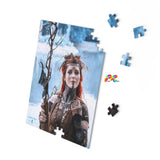 Warrior Woman In Snow Puzzle (120, 252, 500-Piece) - Ashley's Cosplay Cache