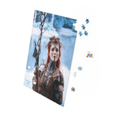 Warrior Woman In Snow Puzzle (120, 252, 500-Piece) - Ashley's Cosplay Cache