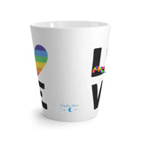 White Ceramic Pride Coffee Mug, LGBTQ Gifts - Cosplay Moon