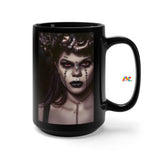 Witch With Red Eyes Black Mug 15oz - Cosplay Moon