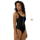 Rainbow Symbols and Om One-Piece Swimsuit - Ashley's Cosplay Cache