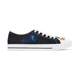 Women's Blue Galaxy Low Top Sneakers - Cosplay Moon