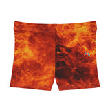Women's Fire Booty Shorts - Cosplay Moon
