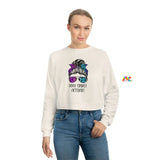 Women's Holy Spirit Cropped Fleece Pullover - Cosplay Moon
